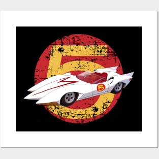 Mach 5 - Distressed Posters and Art